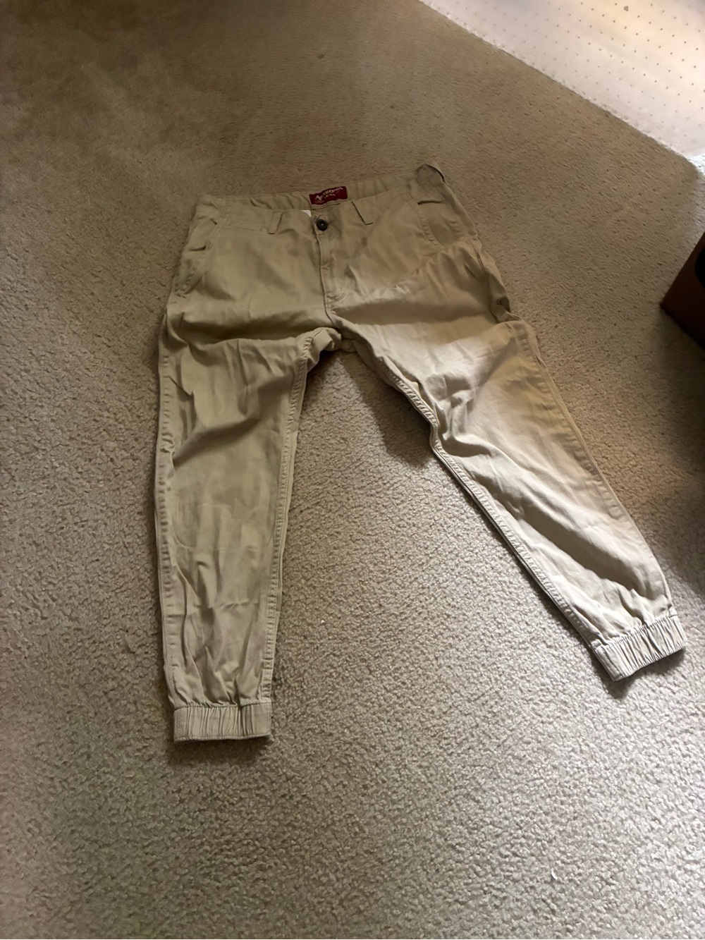 Arizona Jean Company Men’s Tan Chinos Jogger Pants 36